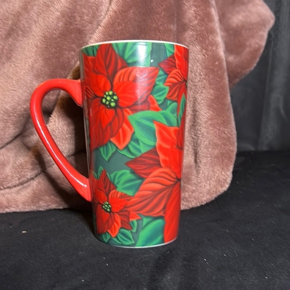 Tall Starbucks Poinsettia Mug - Picture 2 of 3